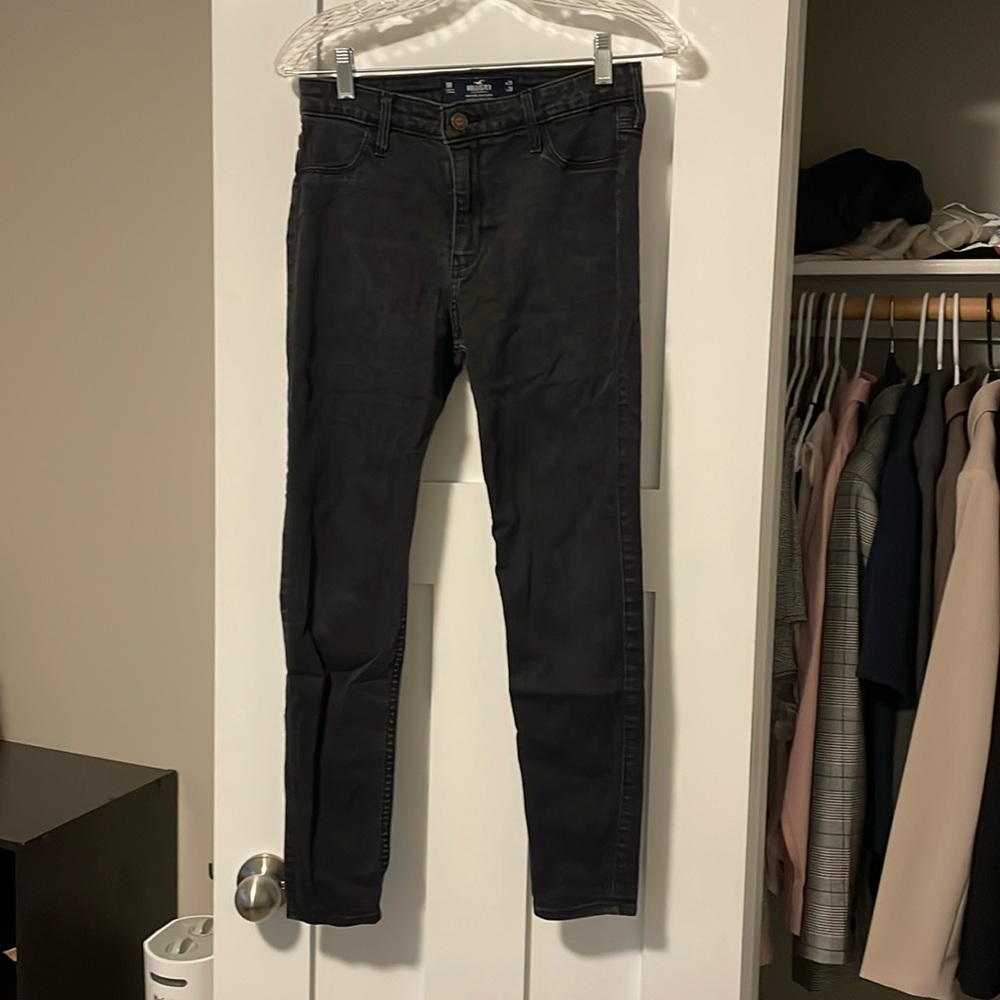 Black Hollister Jean Leggings